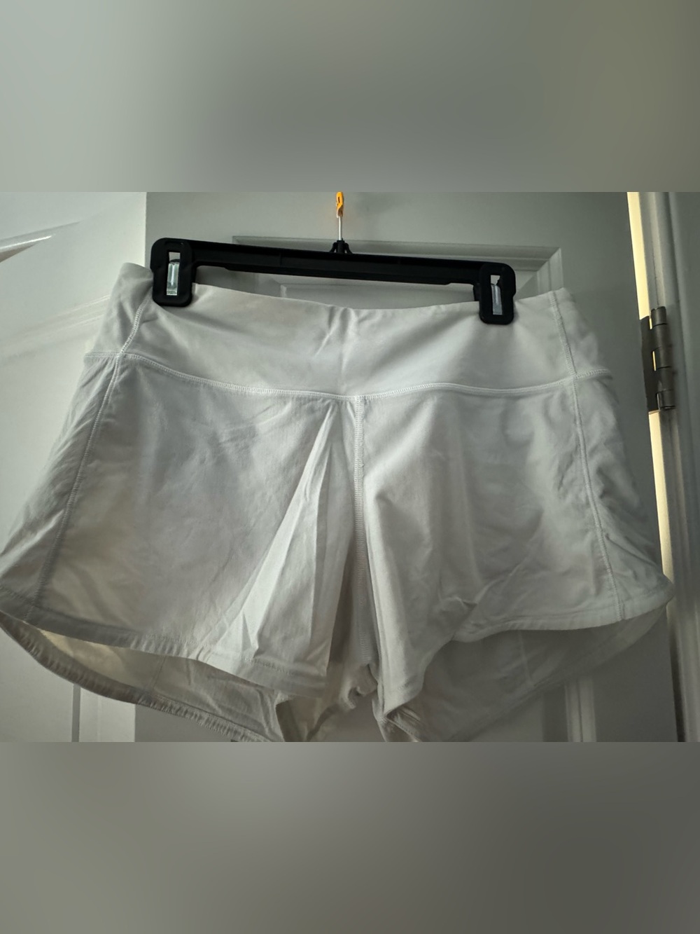 White Women's Athletic Shorts